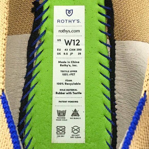 Rothy's The Flat in Camel Captoe Women's Size 12 Slip On Ballet Round Toe Summer - Picture 10 of 13